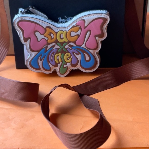 🦋 COACH X LIL NAS BUTTERFLY COIN CASE 🦋 NWT 🦋 - Picture 2 of 16